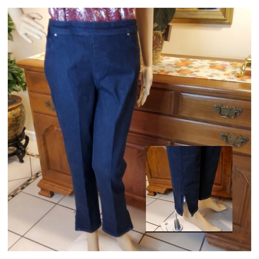 Chico's Perfect Stretch Girlfriend Slim Leg Ankle Jeans